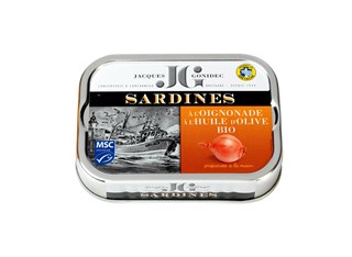 Jacques Gonidec Sardientjes met olijfolie en ui 115g - 3002